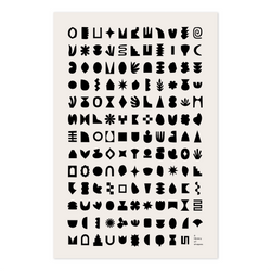 Shape Library 12 x 18 Screen Print