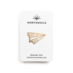 Let It Go Enamel Pin