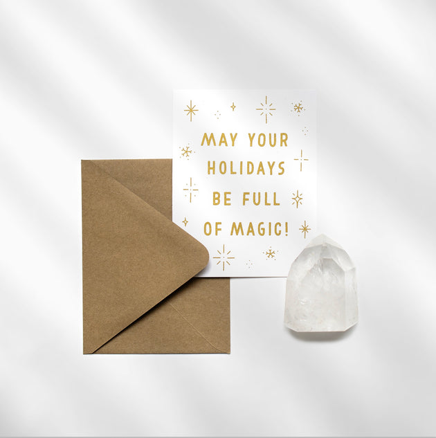 Holiday Magic Screen Printed Card