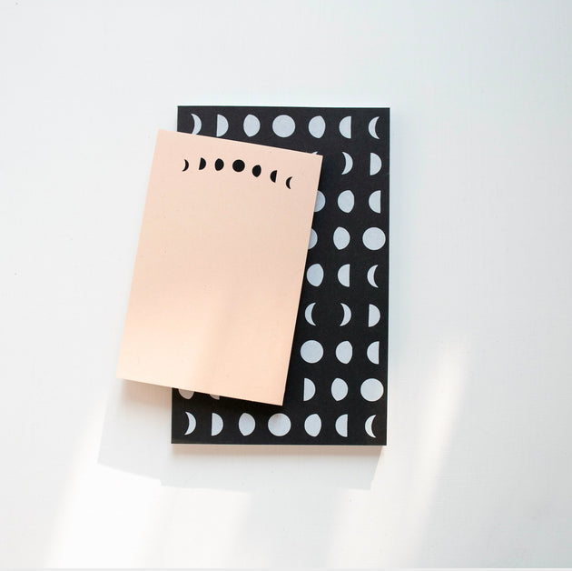 Moon Pattern Notebook