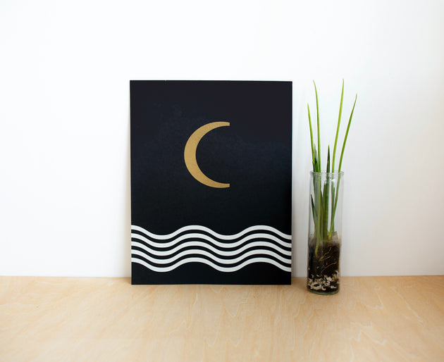 Sale - Water - 11x14 Screen Print