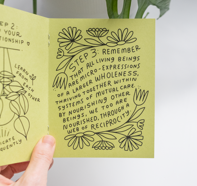 How to Keep a Plant Alive Zine