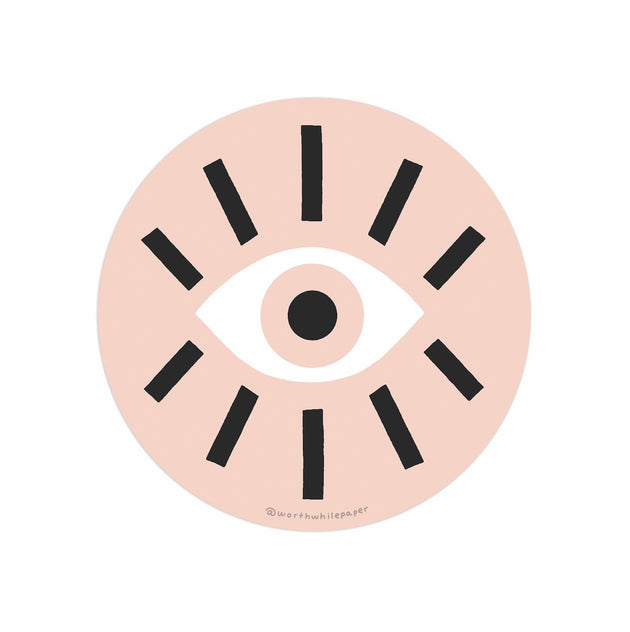 Eye Die Cut Sticker