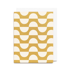 Horizon Checker Screen Printed Card