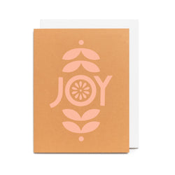 Joy Holiday Screen Printed Card