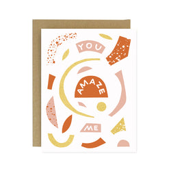 Sale - You Amaze Me Screen Printed Card