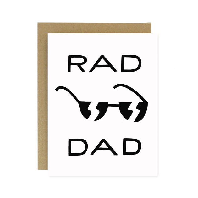 Rad Dad Riso Printed Card