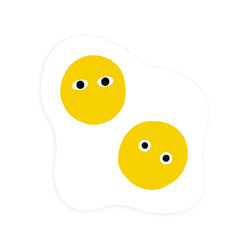 Eggs Die Cut Sticker