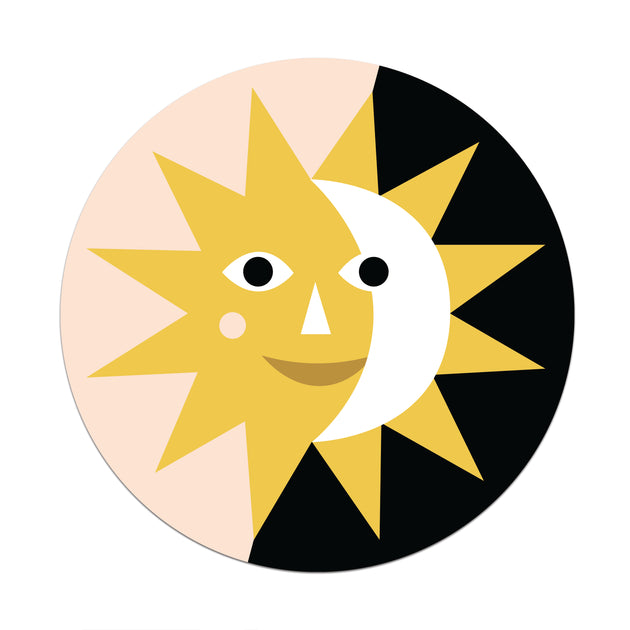 Day & Night Die Cut Sticker
