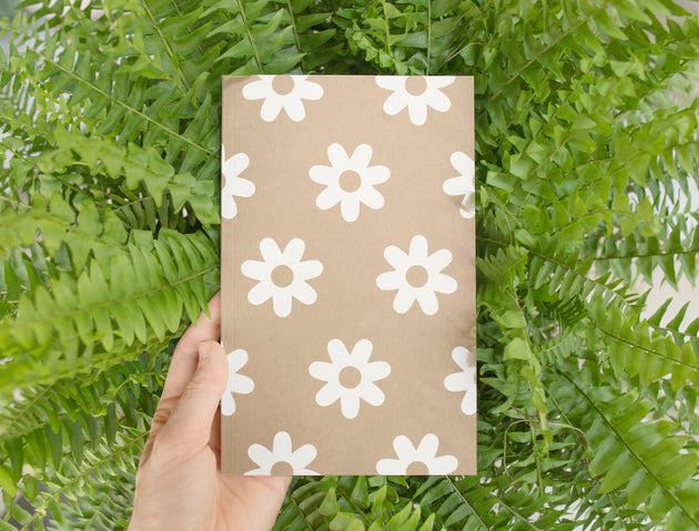 Daisy Pattern Notebook