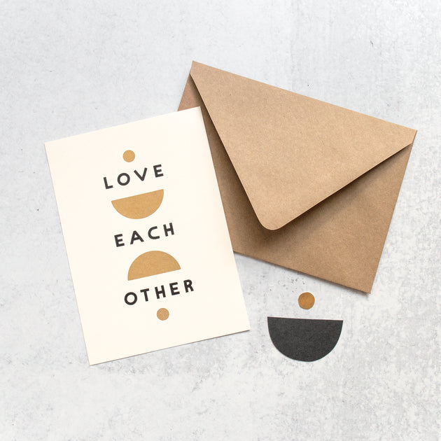 Love Each Other 5x7 Screen Print