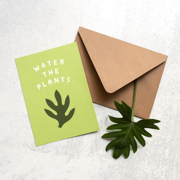 Water The Plants 5x7 Screen Print
