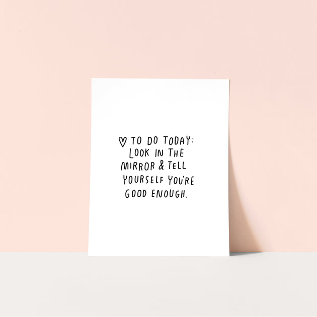 Download & Print: You're Good Enough
