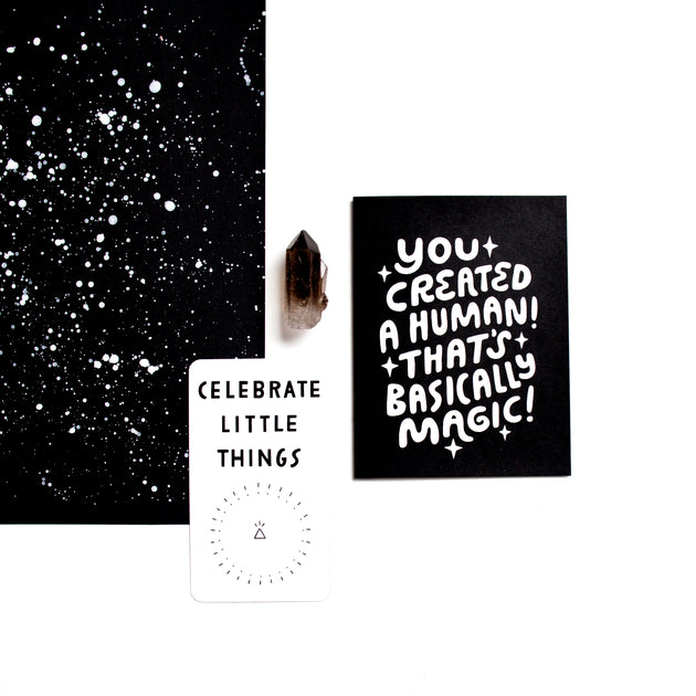 Human Magic Screen Printed Card