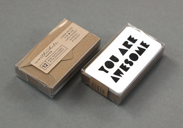 You Are Awesome Mini Note Set