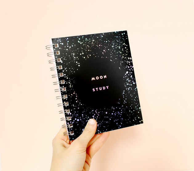 Sale - MOON STUDY reflection journal - Black