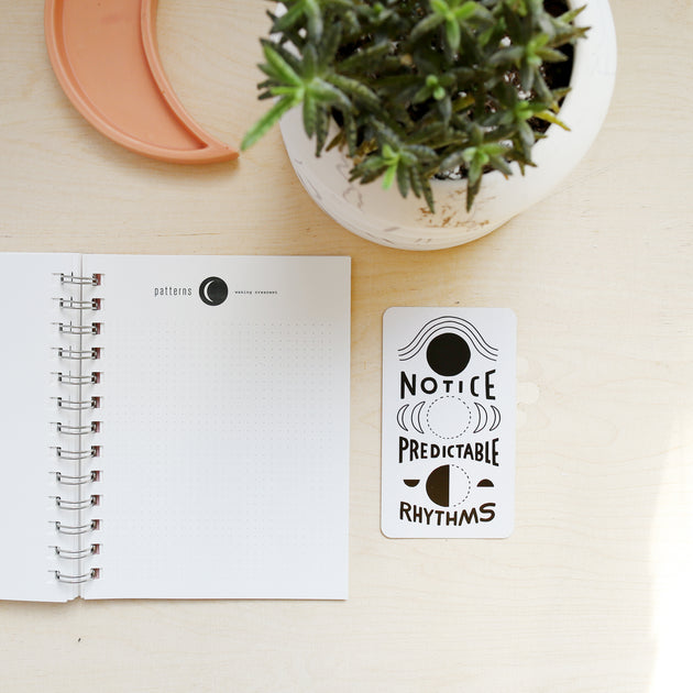 Sale - MOON STUDY reflection journal - Black