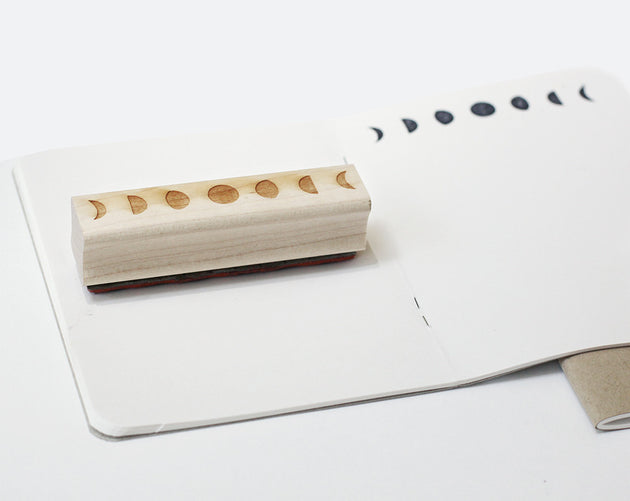 Moon Phases Row Stamp
