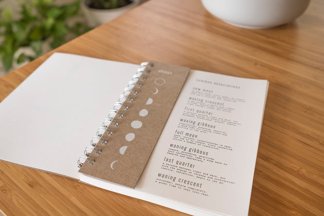 MOON STUDY reflection journal - Natural