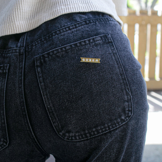 Sober Enamel Pin