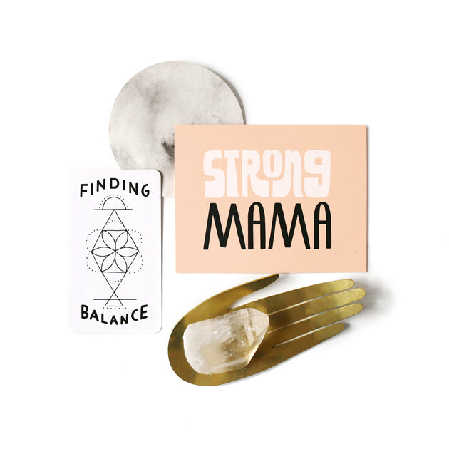 Strong Mama Screen Printed  Card