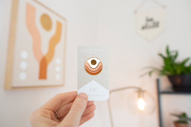 Uplift Enamel Pin